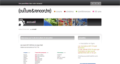 Desktop Screenshot of culture-rencontre.ch